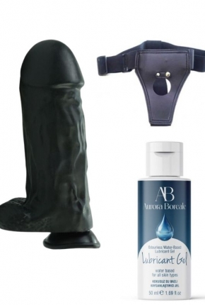 Belden Balamal Kayganlatrc Set Noctis 27cm Siyah Dildo No:2